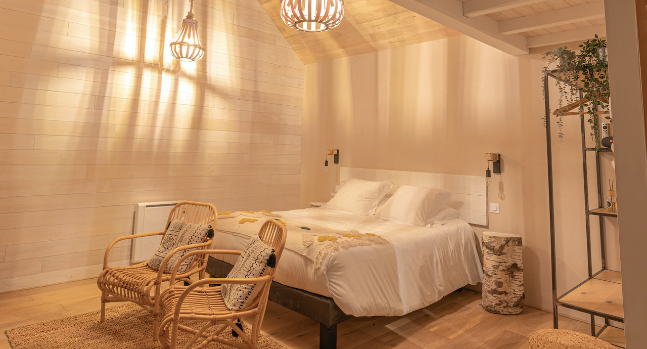 Evasion insolite en Lodge avec spa privatif • Nuitée, Apéritif & Dîners ❤️